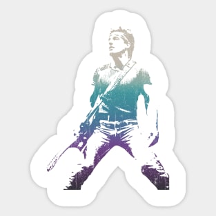 Bruce Springsteen // Vintage Guitarist Music Sticker